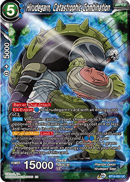 Hirudegarn, Catastrophic Combination (BT14-055) [Cross Spirits] Dragon Ball Super