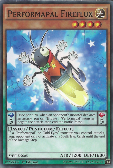 Performapal Fireflux [SHVI-EN005] Common Yu-Gi-Oh!