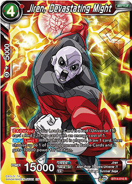 Jiren, Devastating Might (BT14-016) [Cross Spirits] Dragon Ball Super