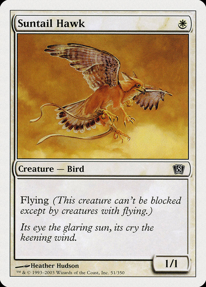 Suntail Hawk [Eighth Edition] Magic: The Gathering