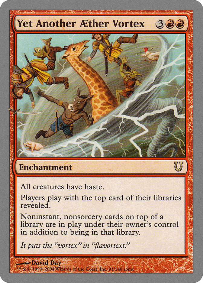Yet Another Aether Vortex [Unhinged] Magic: The Gathering