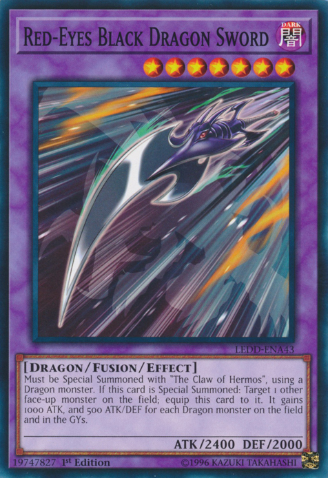 Red-Eyes Black Dragon Sword [LEDD-ENA43] Common Yu-Gi-Oh!