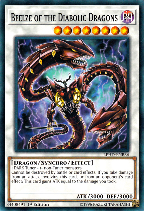 Beelze of the Diabolic Dragons [LEHD-ENB36] Common Yu-Gi-Oh!