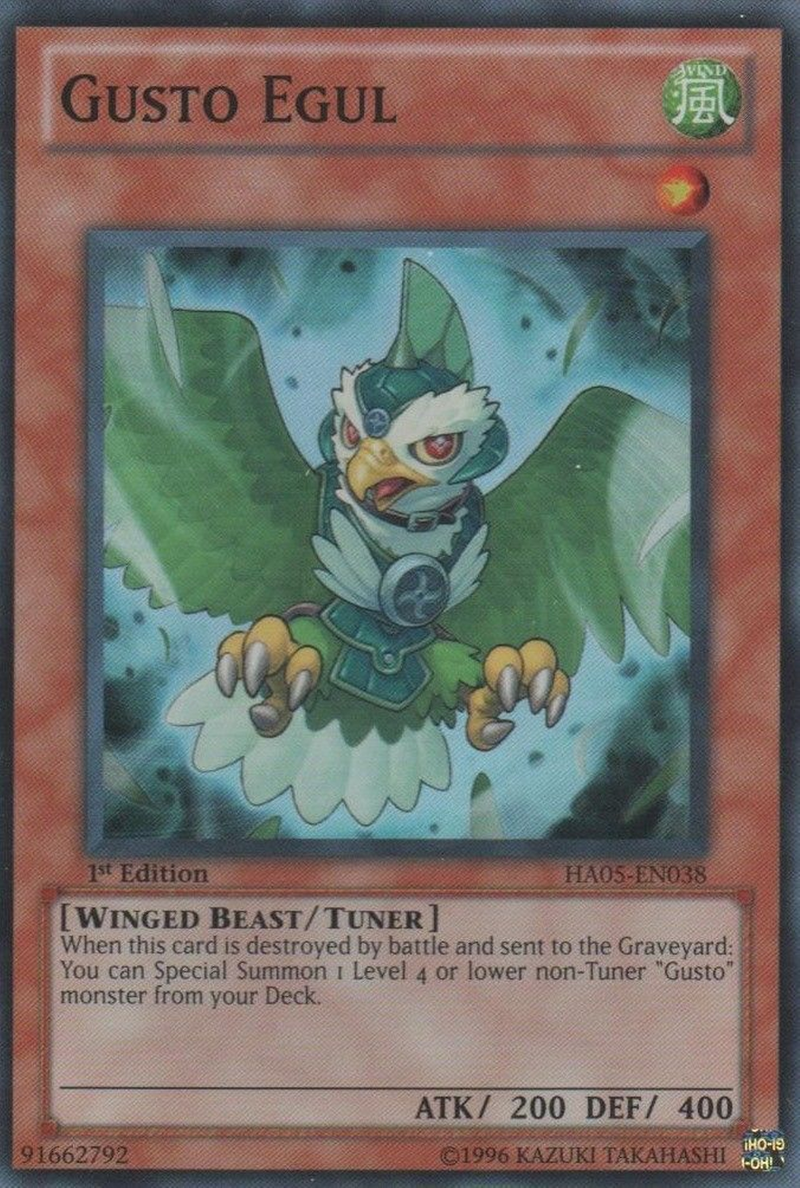 Gusto Egul [HA05-EN038] Super Rare Yu-Gi-Oh!