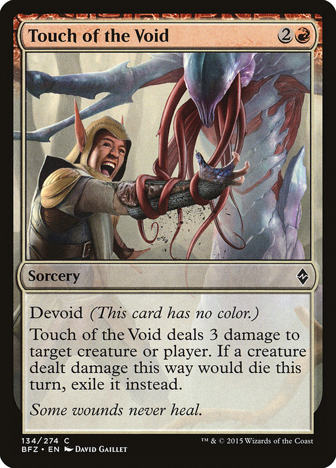 Touch of the Void [Battle for Zendikar] Magic: The Gathering