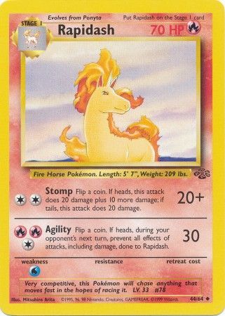 Rapidash (44/64) [Jungle Unlimited] Pokémon