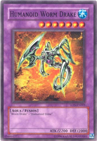 Humanoid Worm Drake [LON-EN005] Common Yu-Gi-Oh!