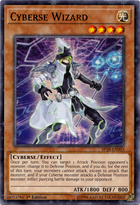 Cyberse Wizard [SP18-EN003] Starfoil Rare Yu-Gi-Oh!