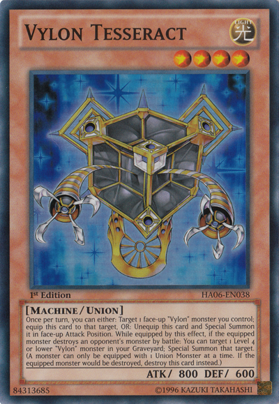 Vylon Tesseract [HA06-EN038] Super Rare Yu-Gi-Oh!