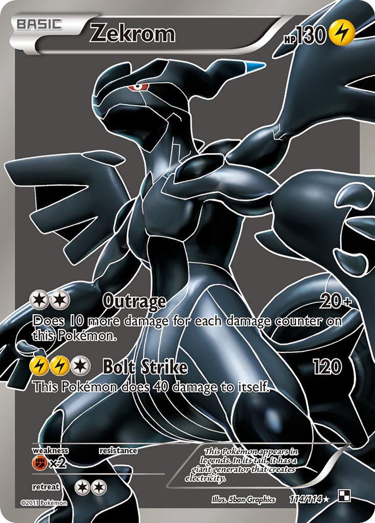 Zekrom (114/114) [Black & White: Base Set] Pokémon