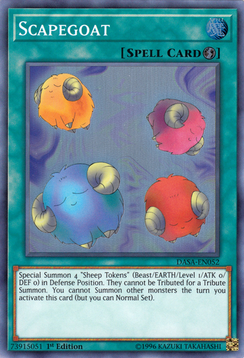 Scapegoat [DASA-EN052] Super Rare Yu-Gi-Oh!