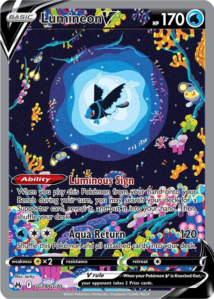 Lumineon V (GG39/GG70) [Sword & Shield: Crown Zenith] Pokémon