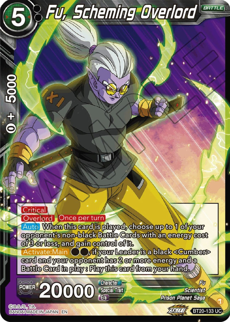 Fu, Scheming Overlord (BT20-133) [Power Absorbed] Dragon Ball Super