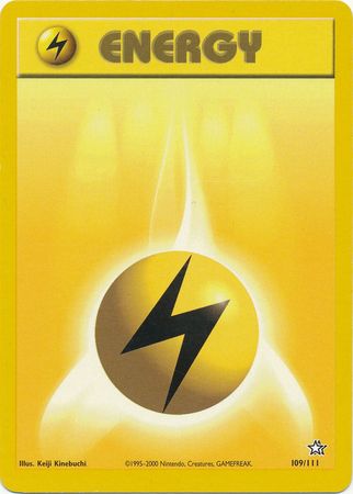 Lightning Energy (109/111) [Neo Genesis Unlimited] Pokémon