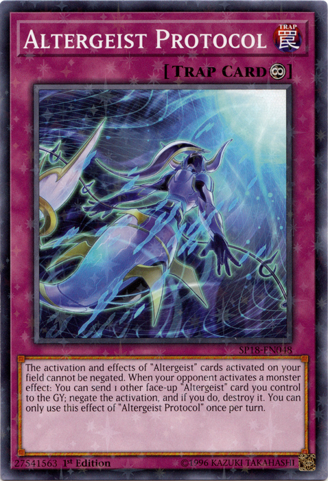 Altergeist Protocol [SP18-EN048] Starfoil Rare Yu-Gi-Oh!