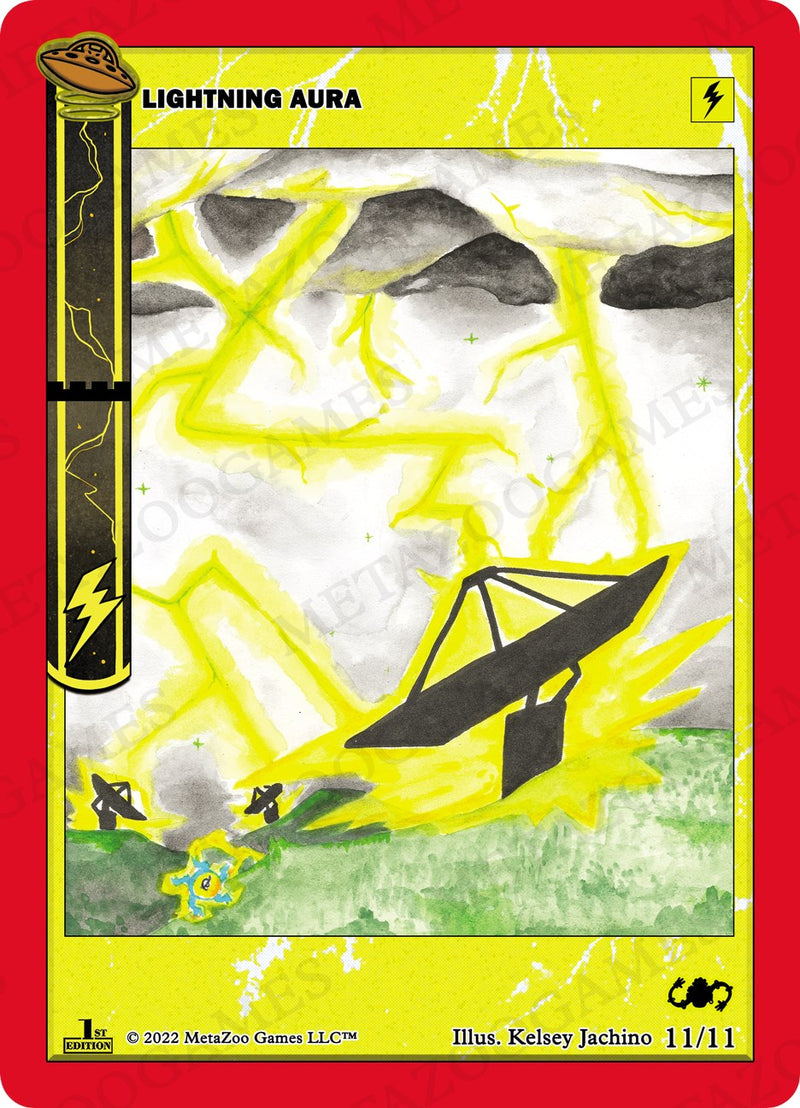 Lightning Aura [Cryptid Nation: UFO First Edition Tribal Theme Decks] Metazoo