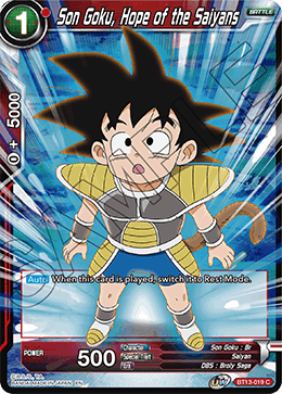 Son Goku, Hope of the Saiyans (Common) (BT13-019) [Supreme Rivalry] Dragon Ball Super