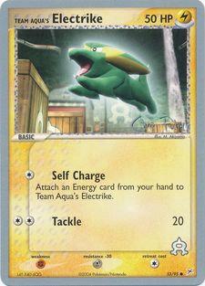 Team Aqua's Electrike (53/95) (Blaziken Tech - Chris Fulop) [World Championships 2004] Pokémon