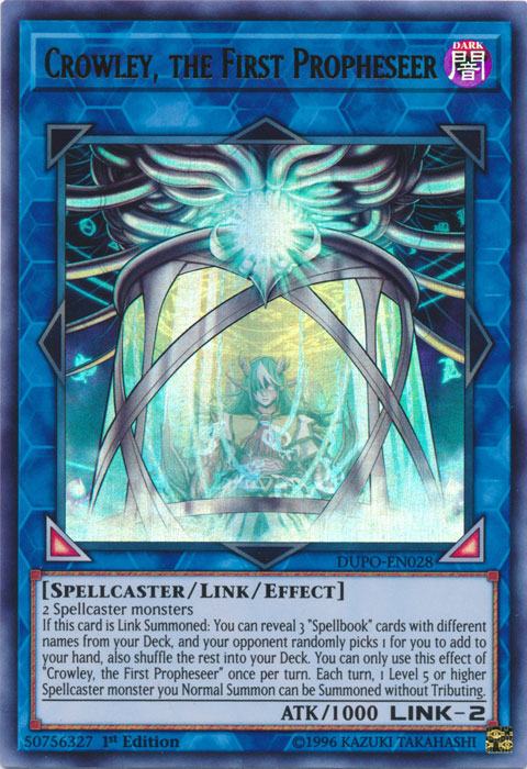 Crowley, the First Propheseer [DUPO-EN028] Ultra Rare Yu-Gi-Oh!