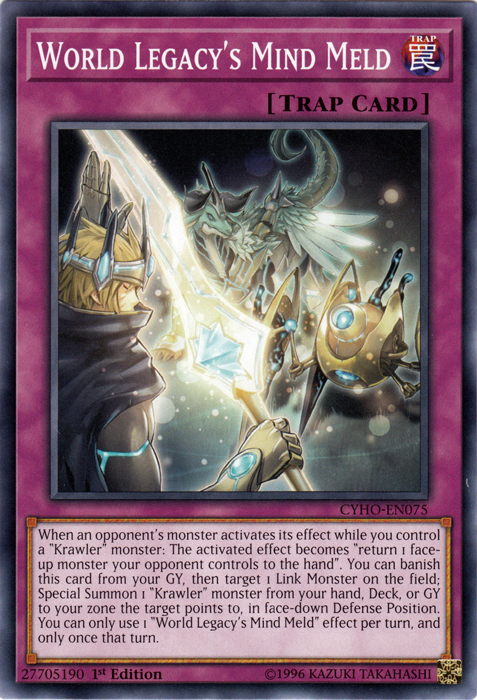 World Legacy's Mind Meld [CYHO-EN075] Common Yu-Gi-Oh!