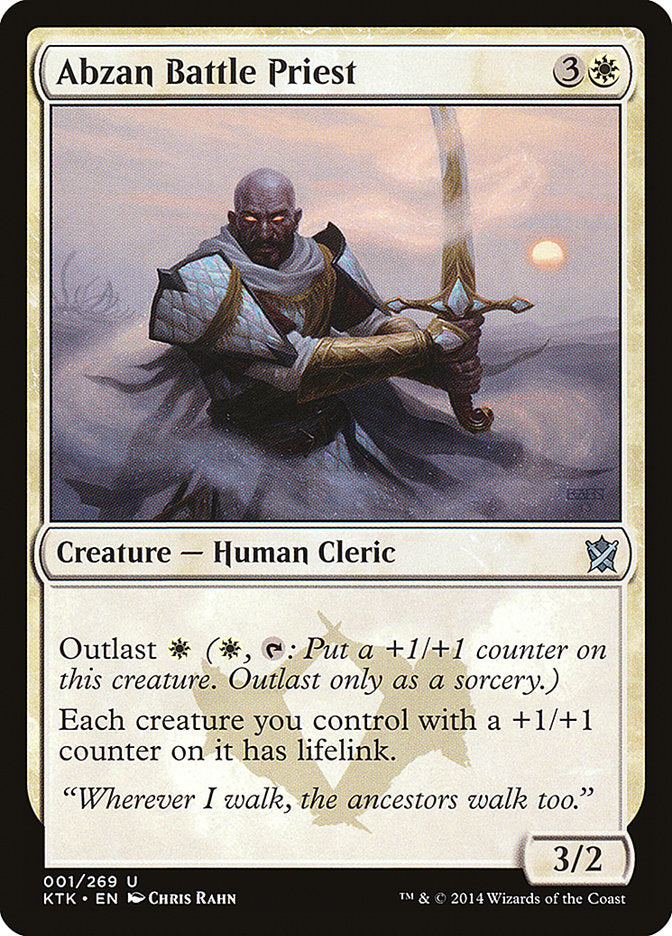 Abzan Battle Priest [Khans of Tarkir] Magic: The Gathering