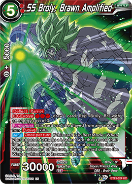 SS Broly, Brawn Amplified (Uncommon) (BT13-024) [Supreme Rivalry] Dragon Ball Super