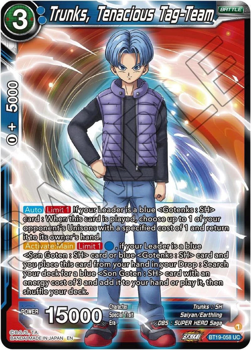 Trunks, Tenacious Tag-Team (BT19-058) [Fighter's Ambition] Dragon Ball Super