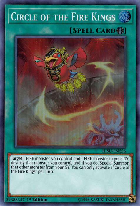 Circle of the Fire Kings [HISU-EN056] Super Rare Yu-Gi-Oh!