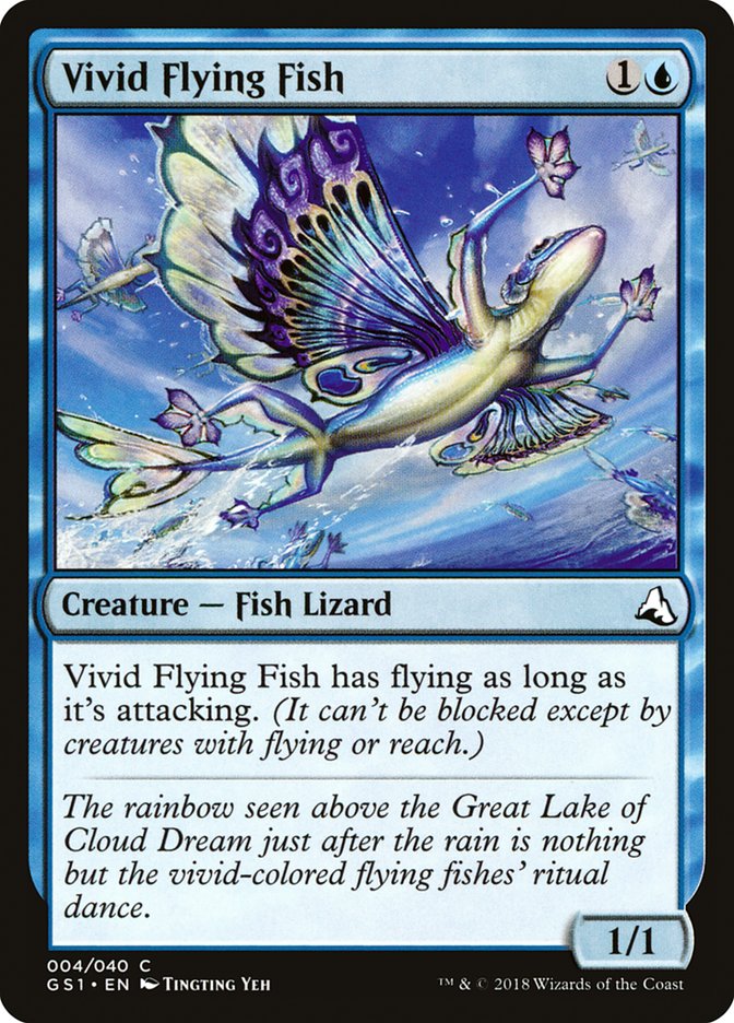 Vivid Flying Fish [Global Series Jiang Yanggu & Mu Yanling] Magic: The Gathering