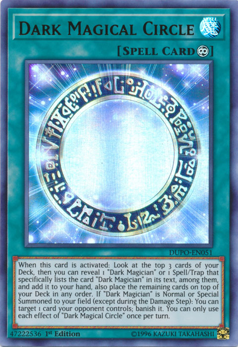 Dark Magical Circle [DUPO-EN051] Ultra Rare Yu-Gi-Oh!