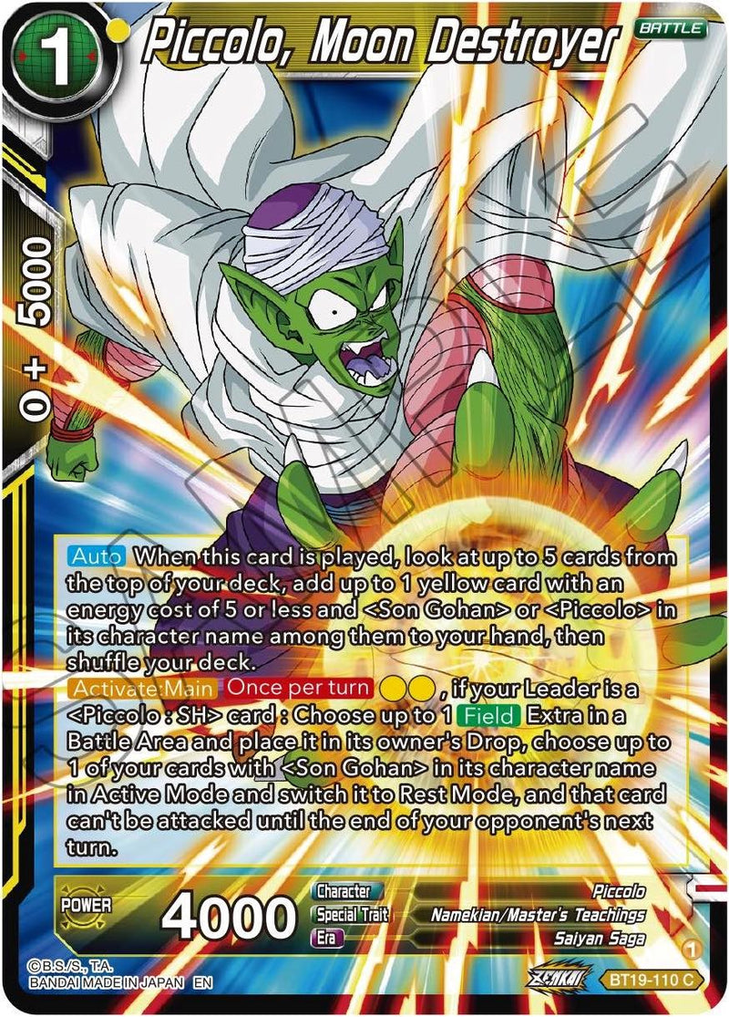 Piccolo, Moon Destroyer (BT19-110) [Fighter's Ambition] Dragon Ball Super