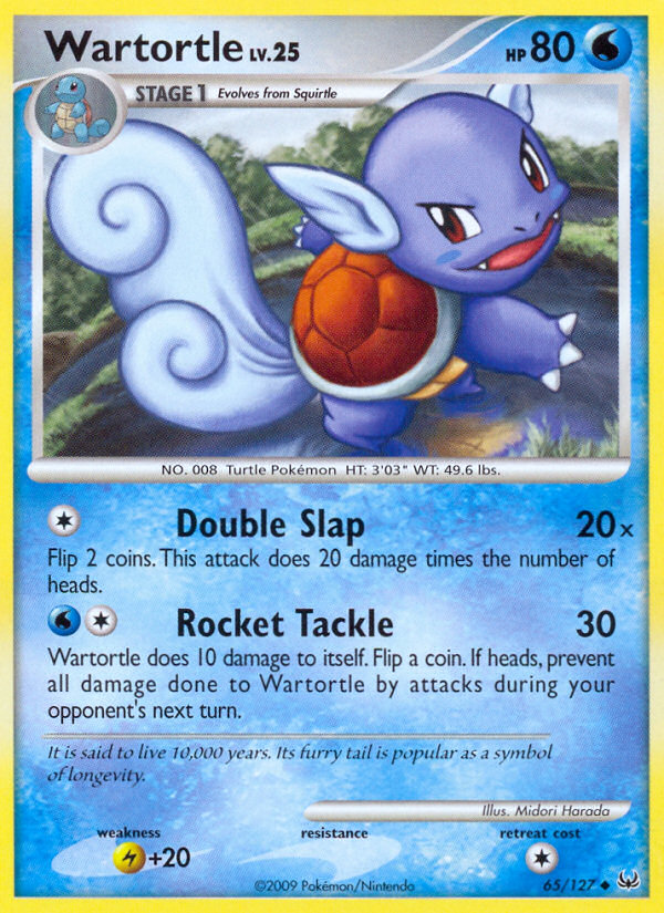 Wartortle (65/127) [Platinum: Base Set] Pokémon